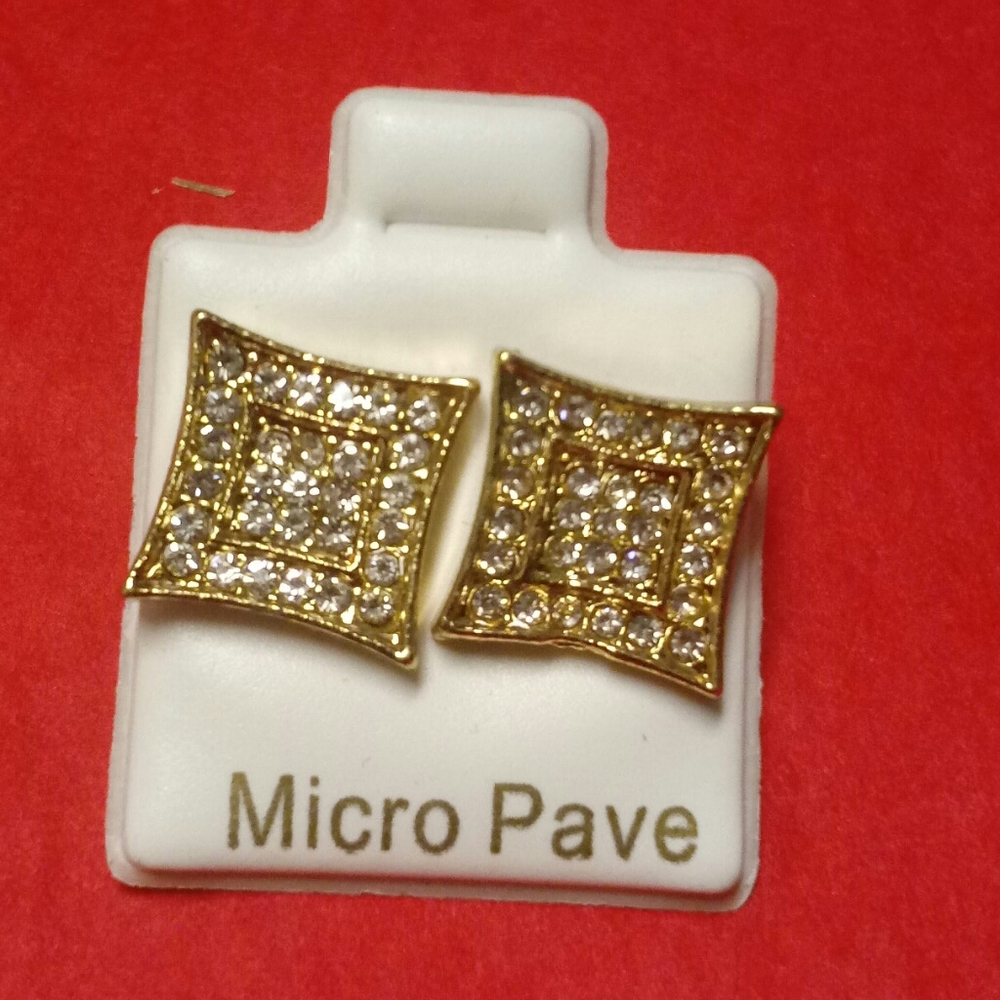 Micro Pave Earrings